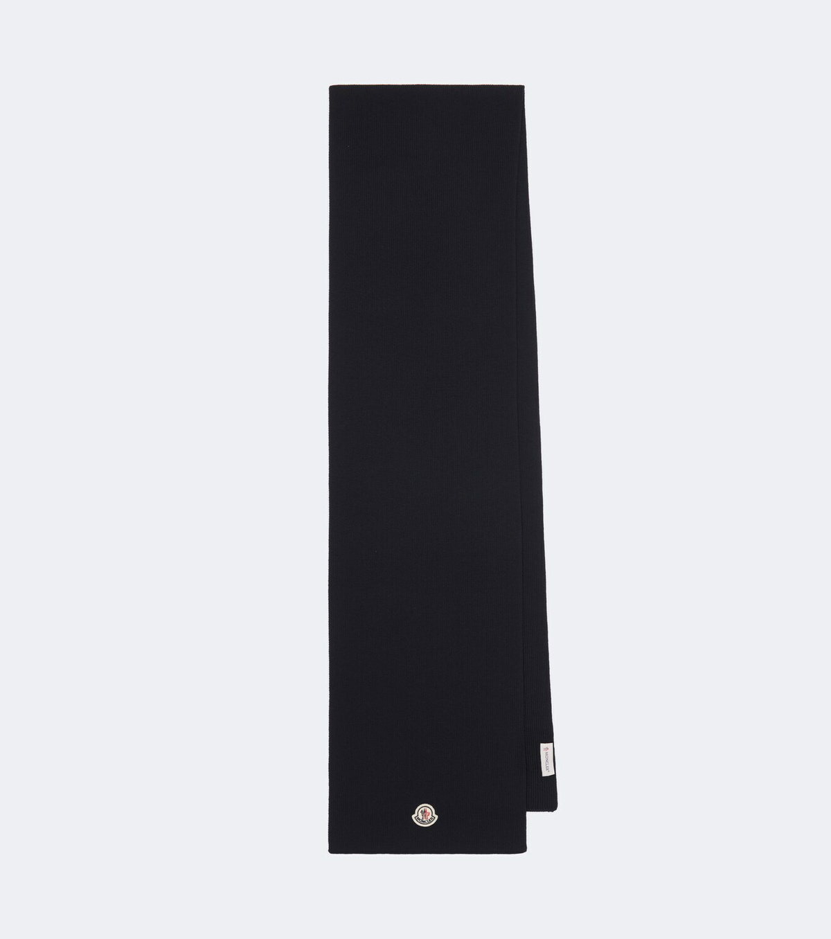 Moncler Logo virgin wool scarf