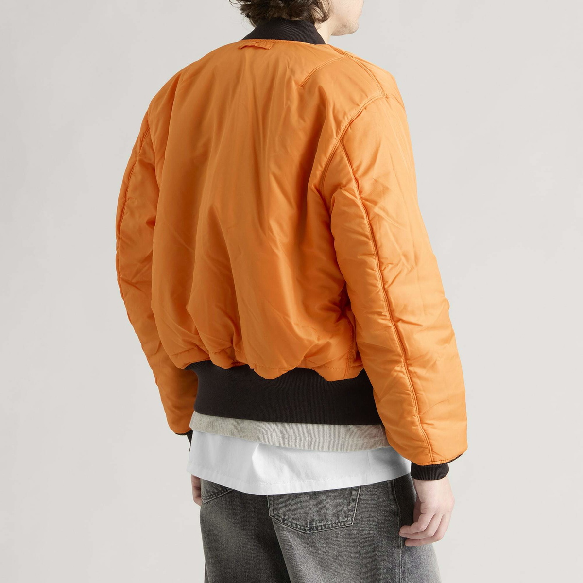 Alpha Industries Men's MA-1 Heritage Bomber Jacket in Hunter Brown