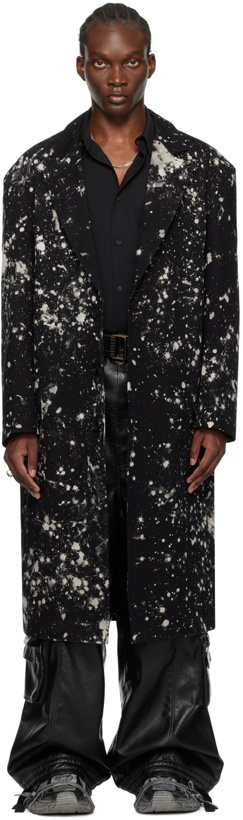 Photo: LU'U DAN Black Crombie Denim Coat