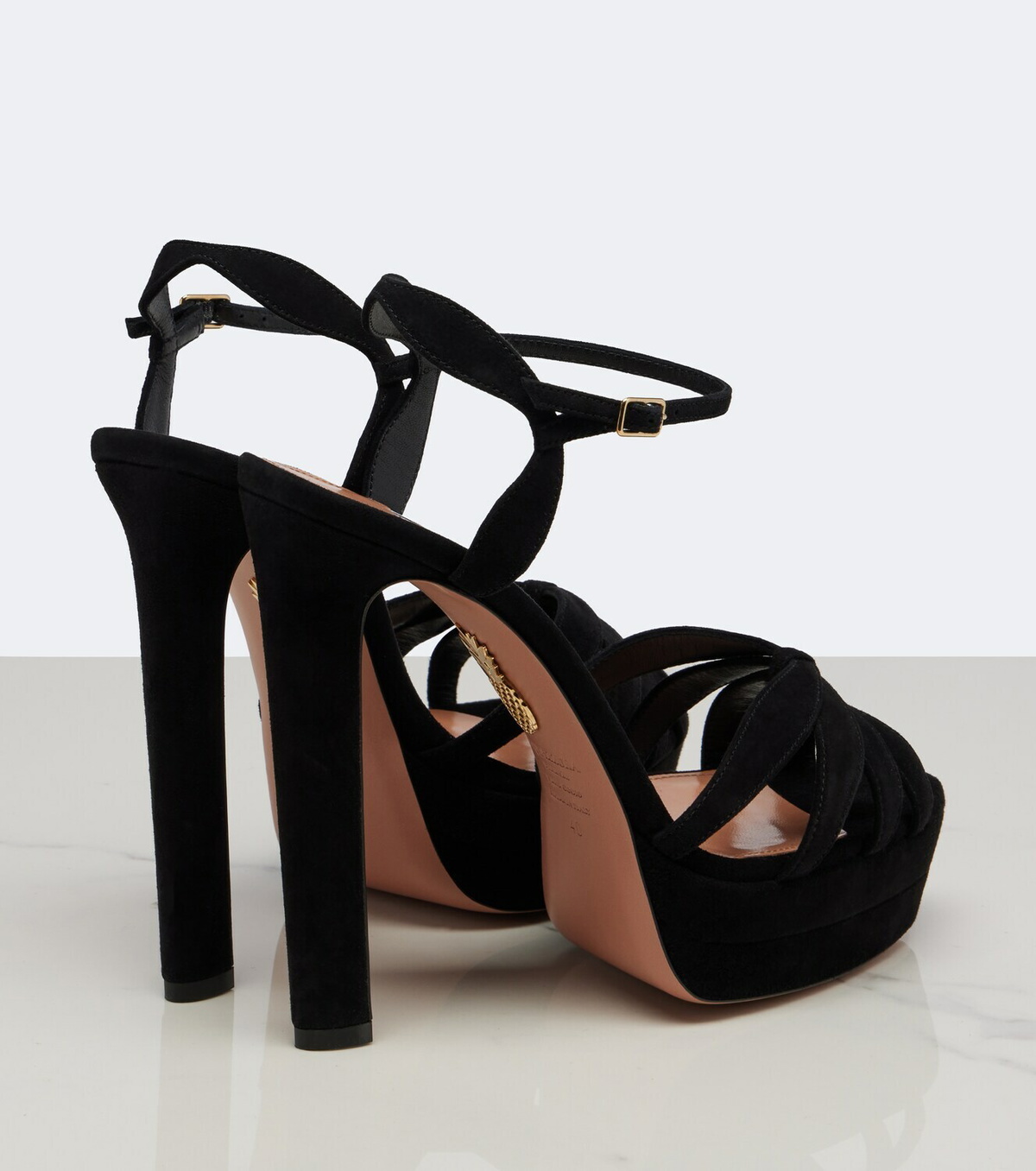 Aquazzura Soulmate suede platform sandals