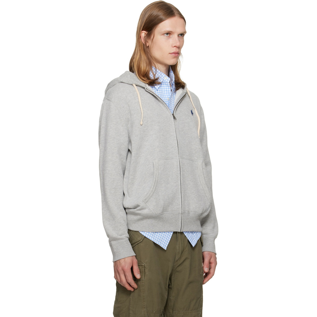 Polo Ralph Lauren Gray Polo Zip Hoodie