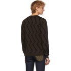 Fendi Brown Wool FF Root Sweater