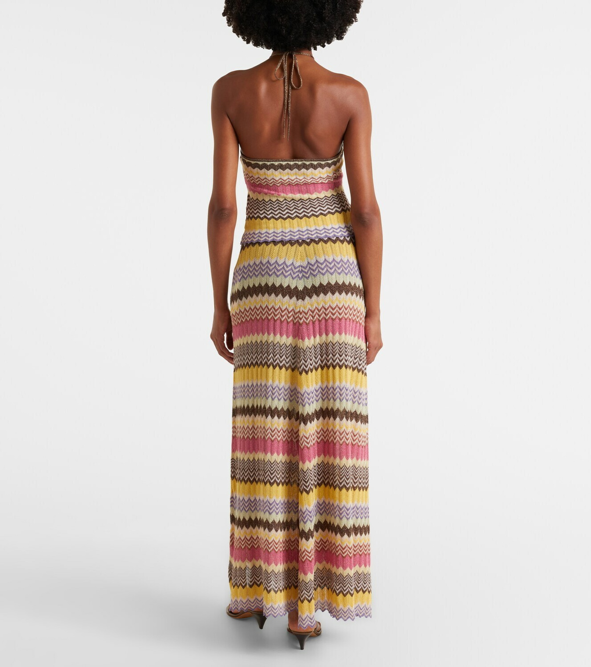 Faithfull Lamé maxi skirt