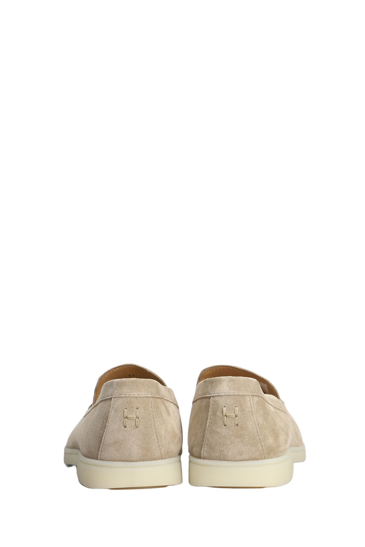 Henderson Baracco Loafers In Beige Suede