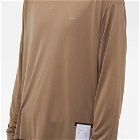 Satisfy Men's Long Sleeve Auralight Logo T-Shirt in Morel