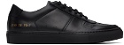 Common Projects Black BBall Low Sneakers