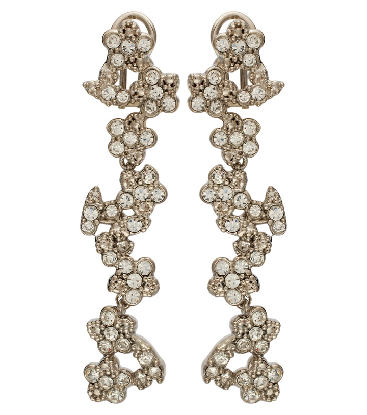 Photo: Jil Sander Crystal-embellished drop earrings