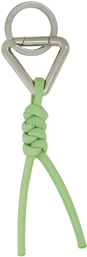 Photo: Bottega Veneta Green Braided Keychain