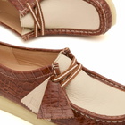 Clarks Originals Women's Croc patent Wallabee Boot in Tan Interest