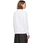 Lacoste White Pique Classic Long Sleeve Polo