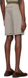 Paul Smith Brown Stripe Shorts