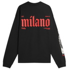 END. City Series 2.0 Milan Long Sleeve T-Shirt in Black