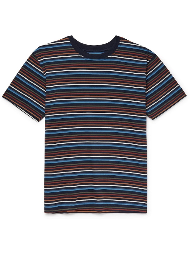 Photo: HOWLIN' - Psyche Striped Cotton-Jersey T-Shirt - Multi - S