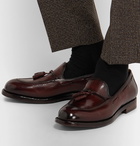 Officine Creative - Ivy Burnished-Leather Tasselled Loafers - Burgundy