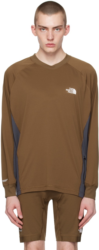 Photo: UNDERCOVER Brown & Black The North Face Edition Long Sleeve T-Shirt