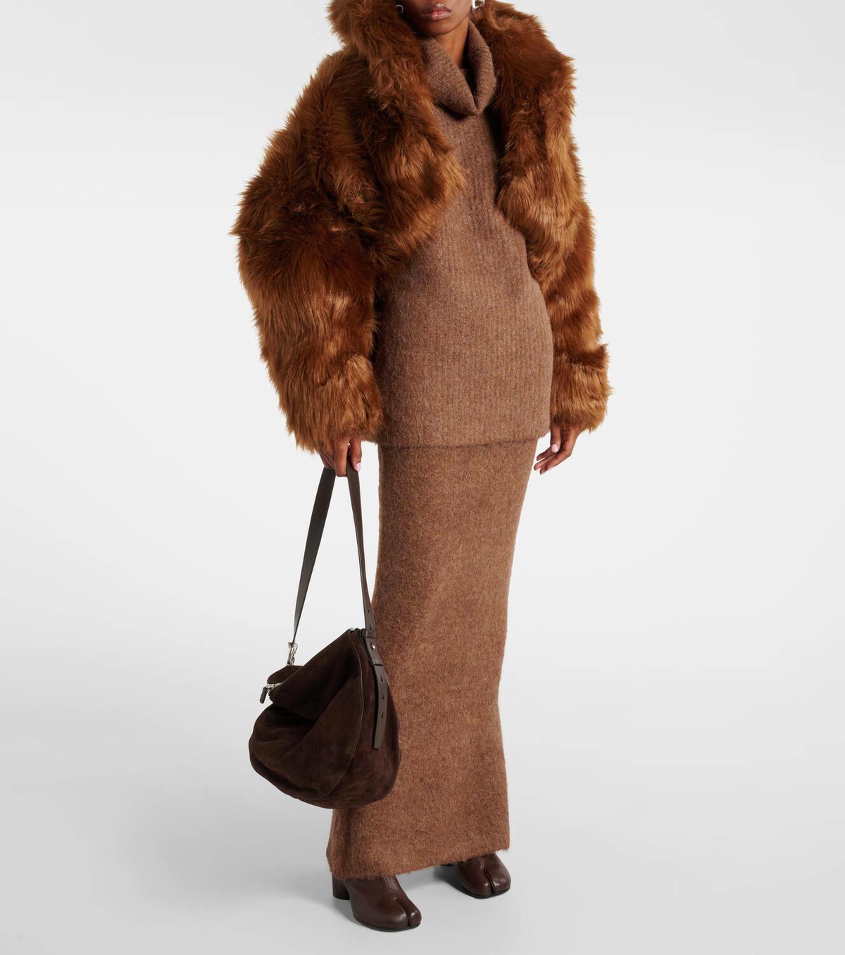 Entire Studios Vicinity cropped faux fur jacket