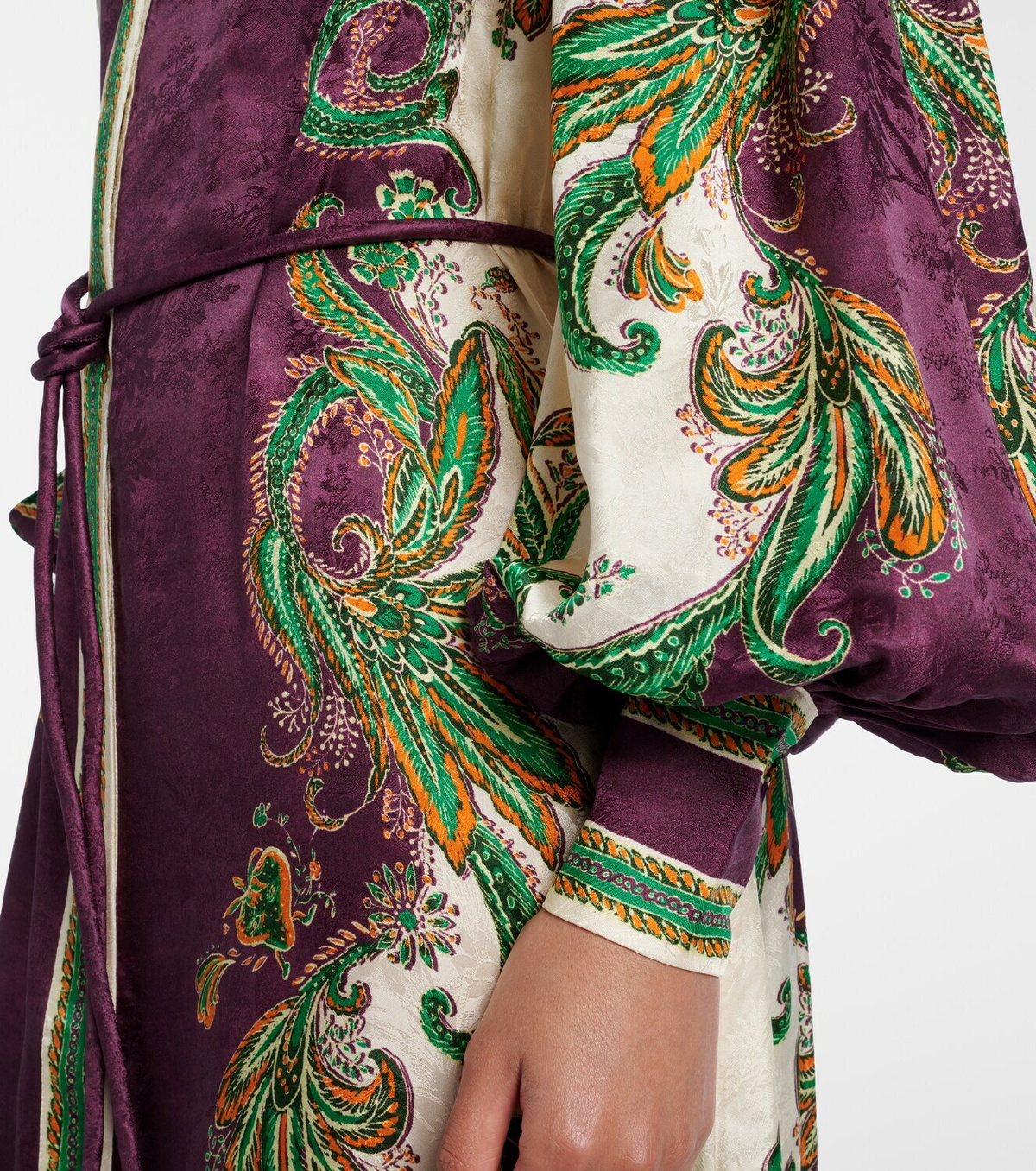 Alémais Ruthie floral shirt dress