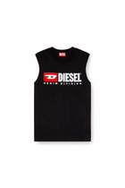 Diesel Tank top with chest logo print - T-Shirts Mens in Black