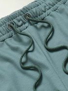 Zimmerli - Cotton-Blend Piqué Drawstring Trousers - Blue