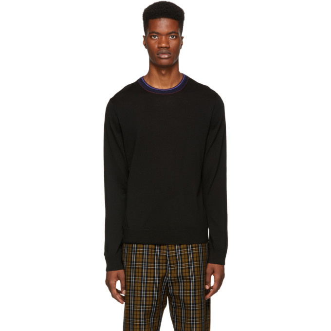 Photo: PS by Paul Smith Black Merino and Alpaca Sweater