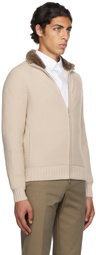 Loro Piana Beige Cashmere Moscova Jacket