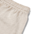 Hugo Boss - Piped Mélange Stretch-Cotton Jersey Drawstring Shorts - Beige