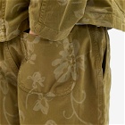 YMC Men's Print Shorts in Olive Floral