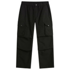 Snow Peak Men's Light Dobby Cloth Trousers in Black