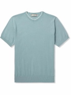 Canali - Slim-Fit Cotton T-Shirt - Blue