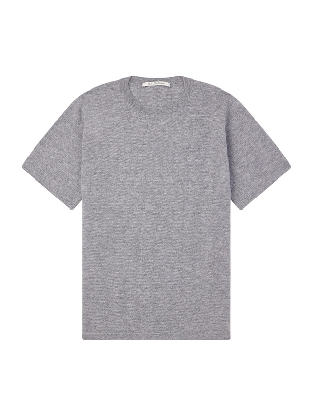 Photo: God's True Cashmere - Cashmere T-Shirt - Gray