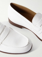 J.M. Weston - Le Moc Full-Grain Leather Penny Loafers - White