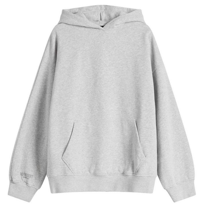 Photo: Represent Women's Boyfriend Hooded Sweatshirt in Grey Marl