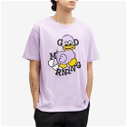 Good Morning Tapes Men's Duck T-Shirt in Lavender