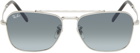 Ray-Ban Silver New Caravan Sunglasses
