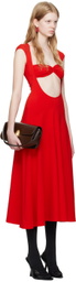 Beaufille Red Baes Midi Dress