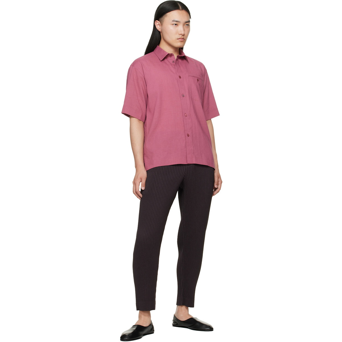 HOMME PLISSÉ ISSEY MIYAKE Red PL Ramie Shirt