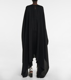 Alaïa Silk georgette kaftan maxi dress