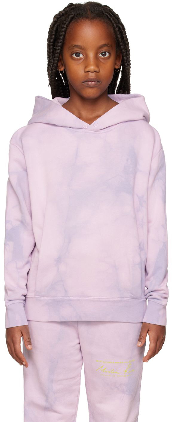 Martine Rose SSENSE Exclusive Kids Purple Hoodie Martine Rose