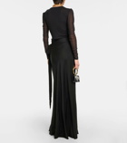 Diane von Furstenberg Krisa satin maxi skirt