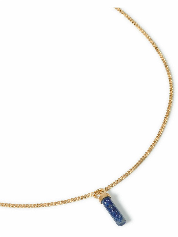 Photo: Miansai - Remi Gold Vermeil Lapis Lazuli Necklace