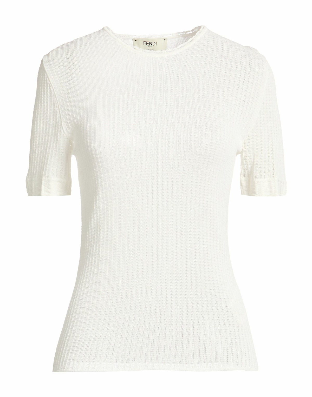 Fendi Womens Sweater in Off white