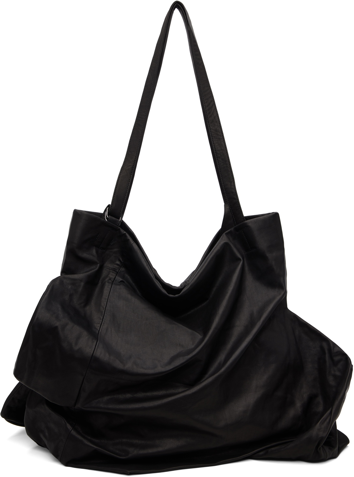 バッグ discord yohji yamamoto Unevenness tote Yohji Yamamoto Black discord Unevenness Tote Yohji Yamamoto