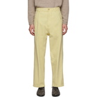 Haider Ackermann Yellow Workwear Trousers