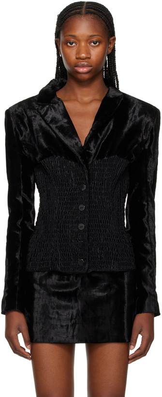 Photo: Feben Black Corsette Blazer