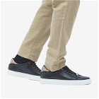 Paul Smith Men's Beck Stripe Heel Tab Sneakers in Black