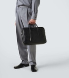 Bottega Veneta Getaway Intrecciato leather briefcase