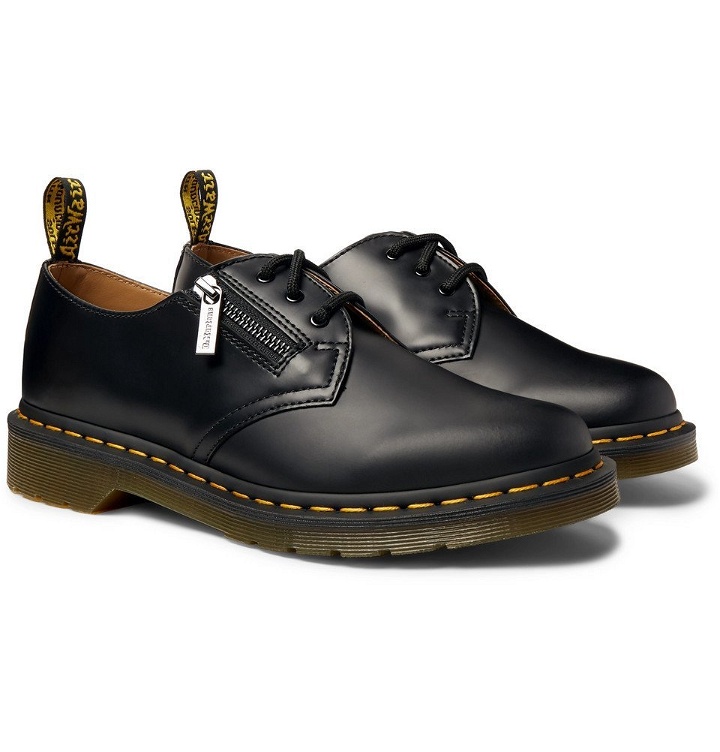 Photo: Beams - Dr. Martens Leather 1461 Derby Shoes - Black