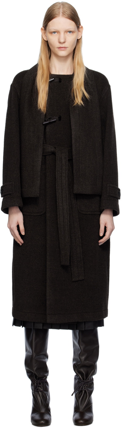 UMBER POSTPAST Brown Toggle Coat