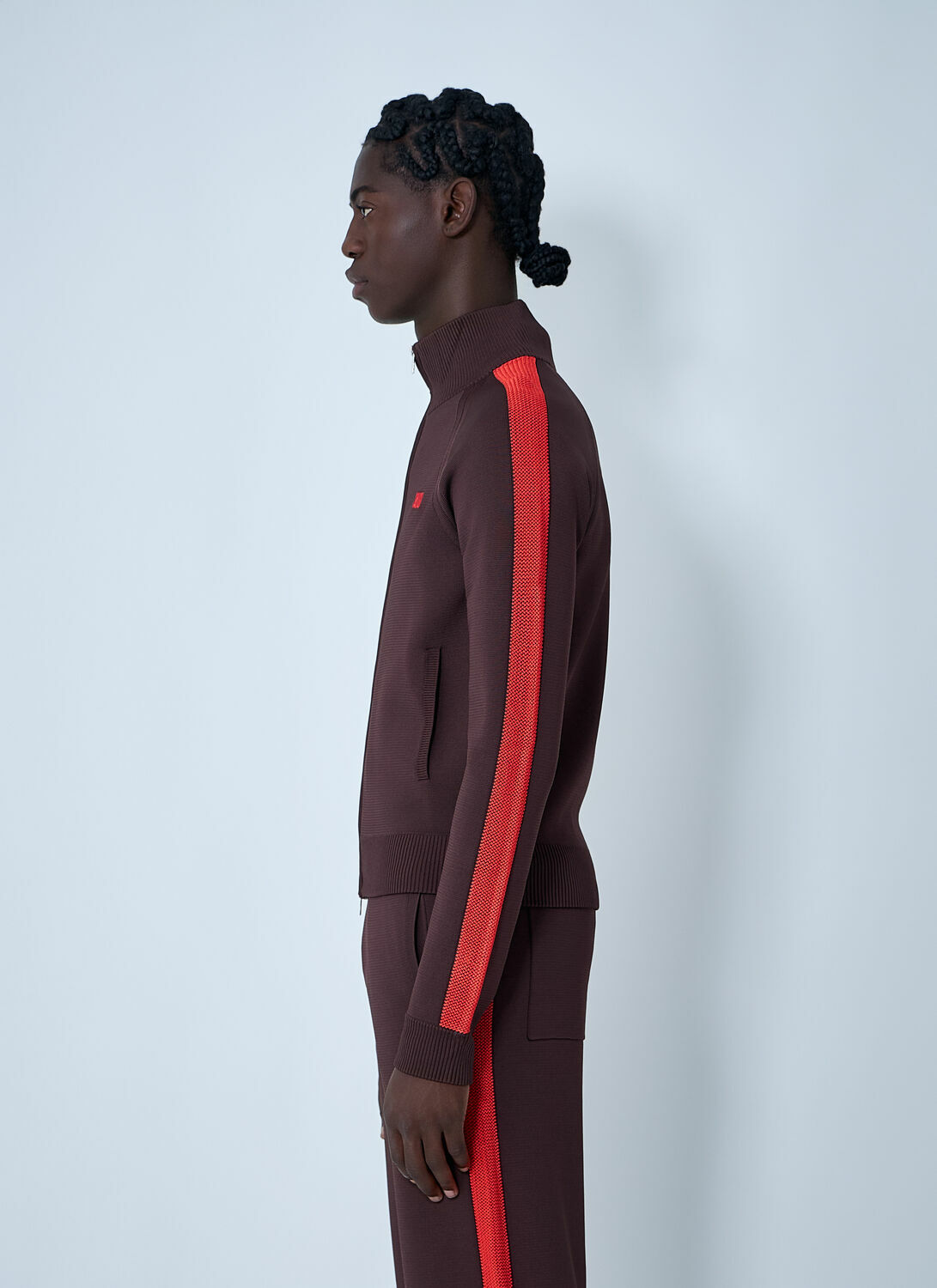 Wales Bonner Tide Track Zip-Up Sweatshirt