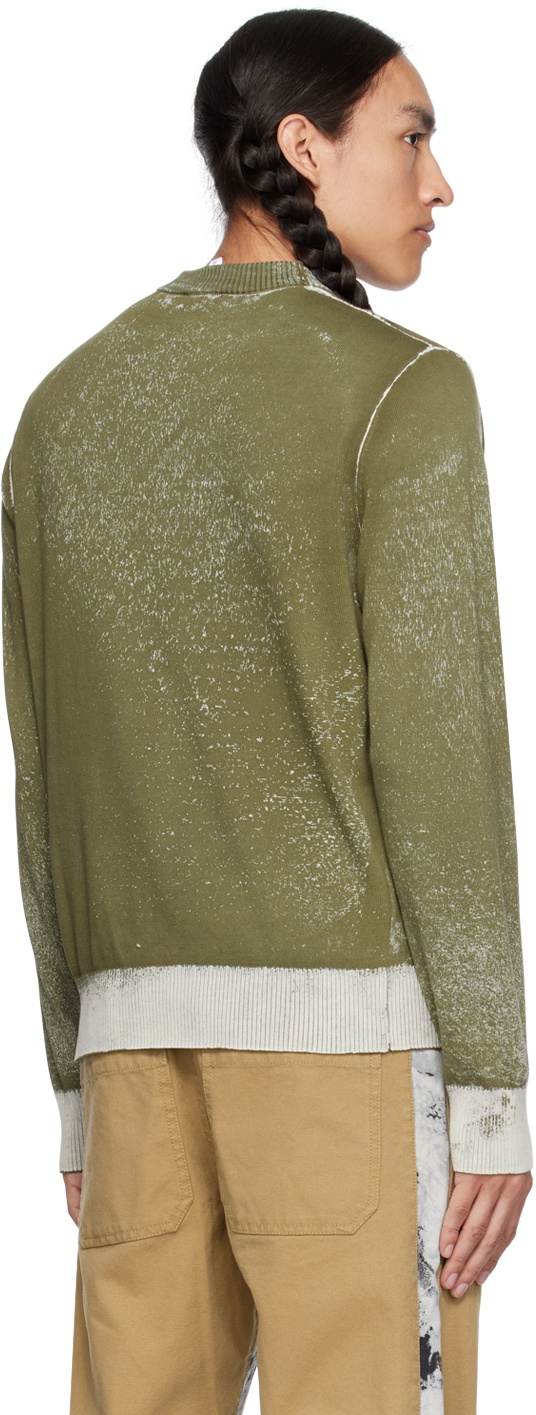 Men's Reverse-print cotton jumper | Blue | Diesel